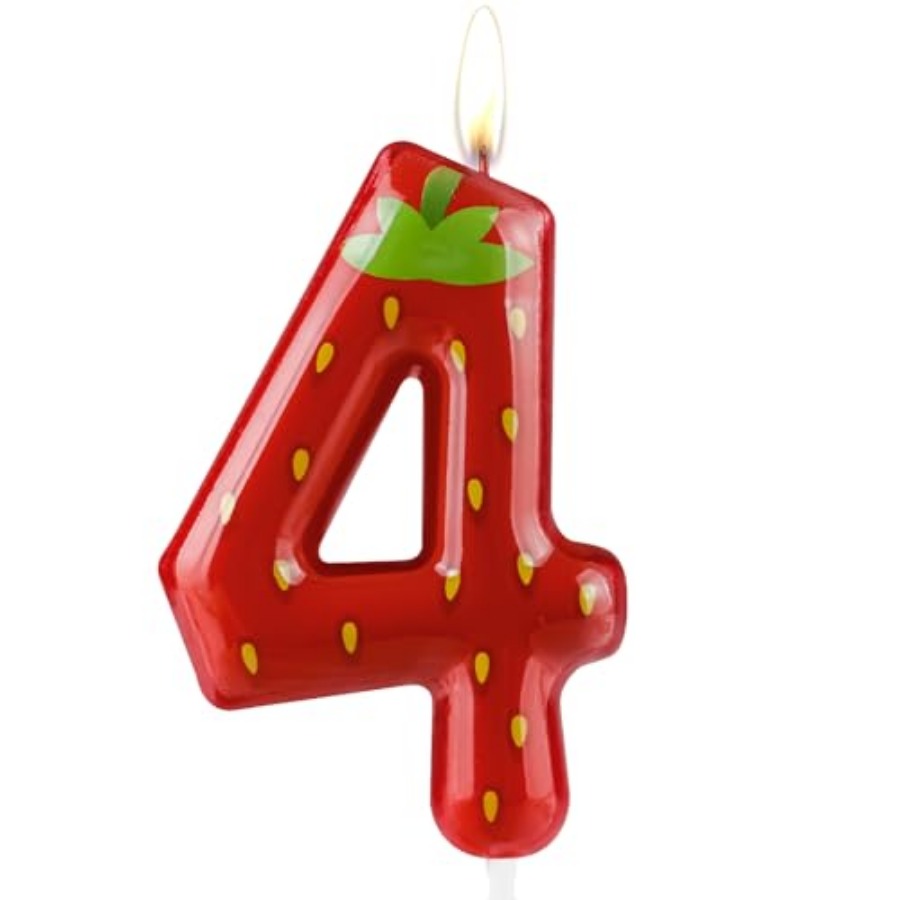 Candle Supplies Free Shipping - th Birthday Strawberry Candle, Cake Decoration,