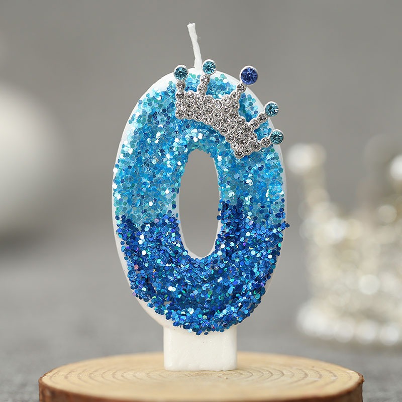 Creative Peacock Blue Crown Di - Candle Supplies Free Shipping recensione e prezzo