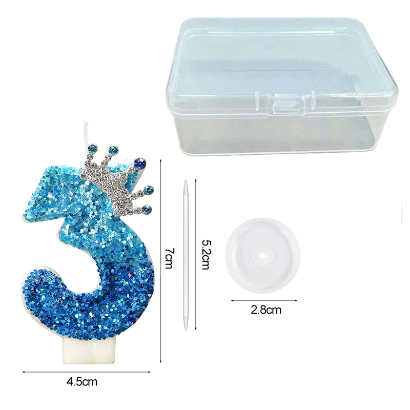 Creative Peacock Blue Crown Di - Candle Supplies Free Shipping recensione e prezzo