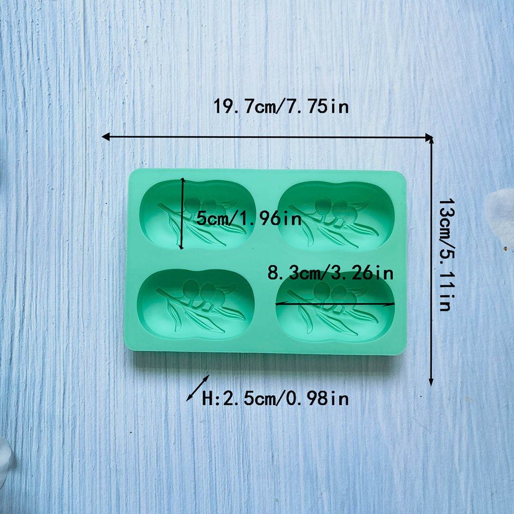 4 Cavities Oval Olive Tree Sil - Candle Making Supplies Usa recensione e prezzo