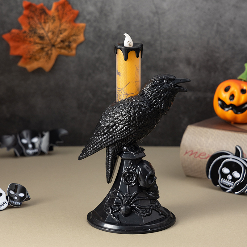 Black Crow Statue Candlestick  - Candle Supplies Europe recensione e prezzo
