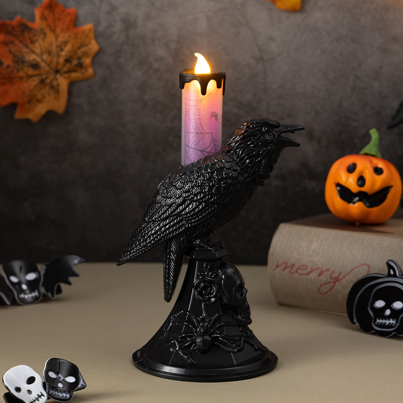 Black Crow Statue Candlestick  - Candle Supplies Europe recensione e prezzo