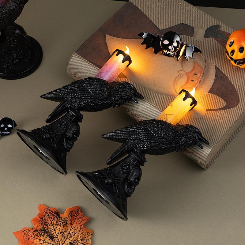 Black Crow Statue Candlestick  - Candle Supplies Europe recensione e prezzo