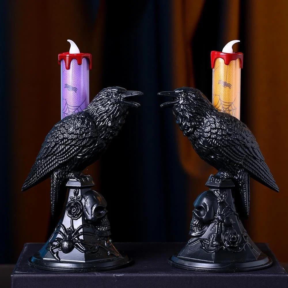 Black Crow Statue Candlestick  - Candle Supplies Europe recensione e prezzo