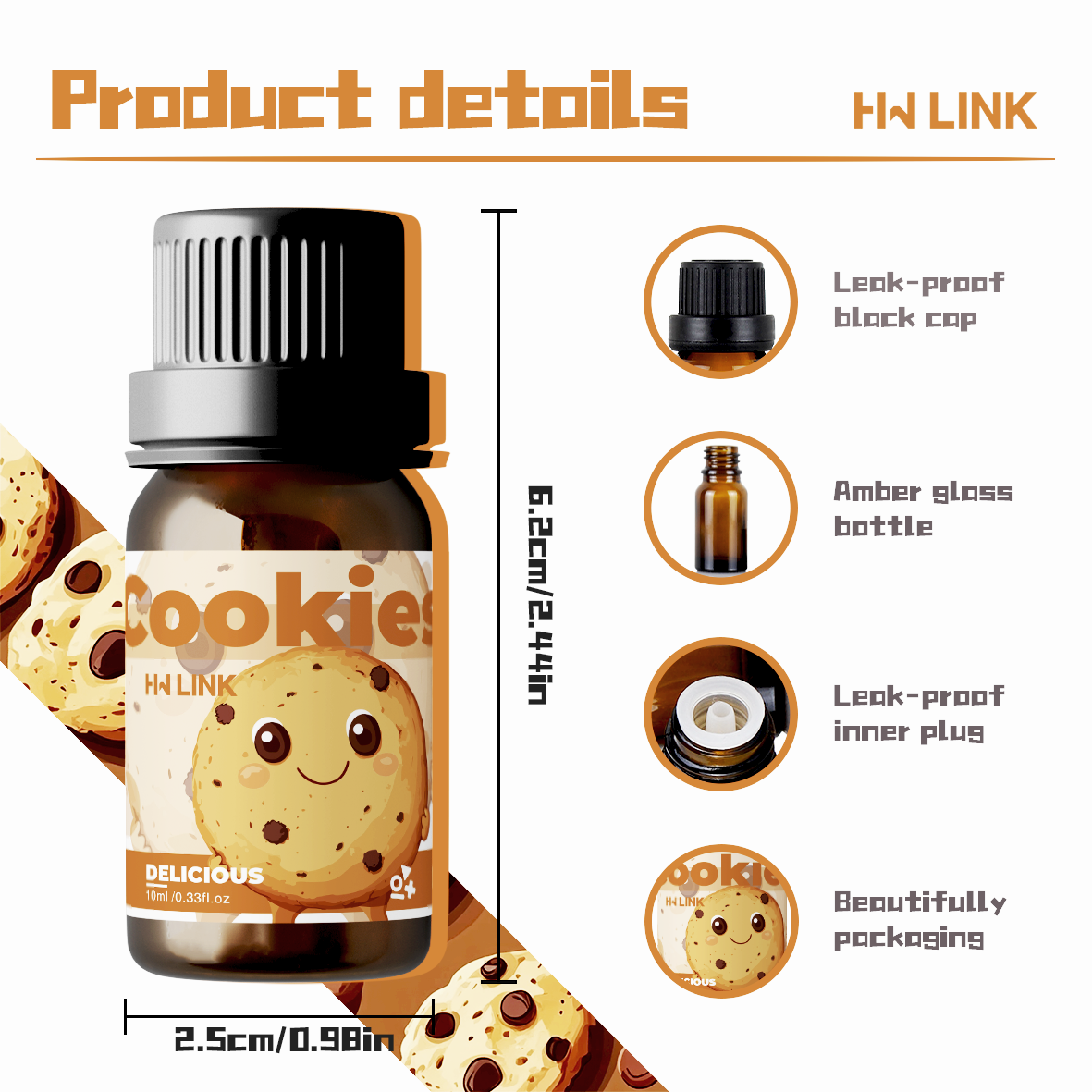 10ml Cookies Essential Oils Pe - Fragrance Oil 10Ml recensione e prezzo