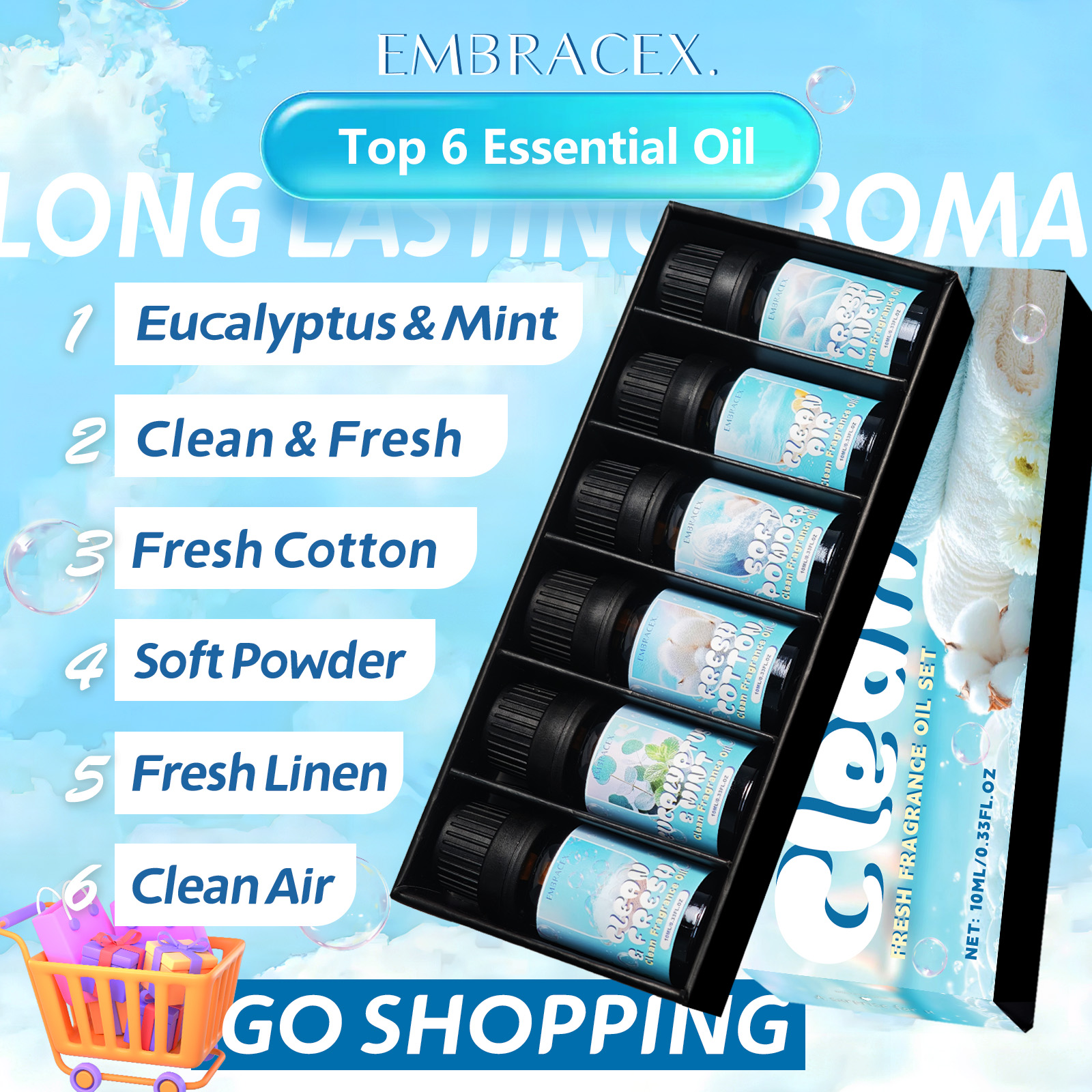 10ml Clean Air Essential Oil L - Fragrance Oil 10Ml recensione e prezzo