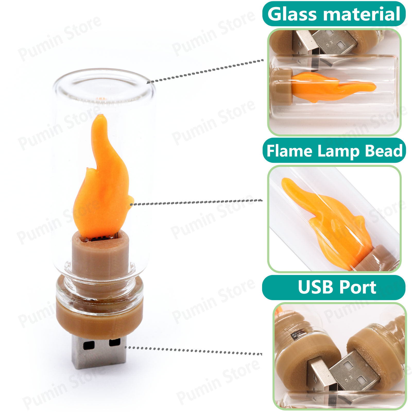 5V  LED USB interfaces Warm Ye - Candle Supplies Spotlight recensione e prezzo