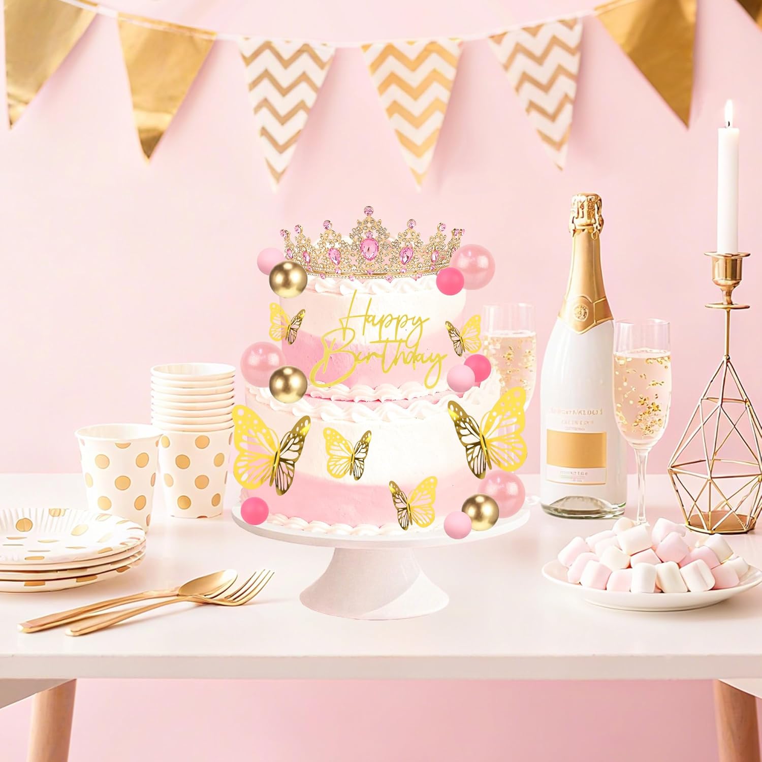 Crown Cake Topper, Corona Para - Candle. Queen recensione e prezzo