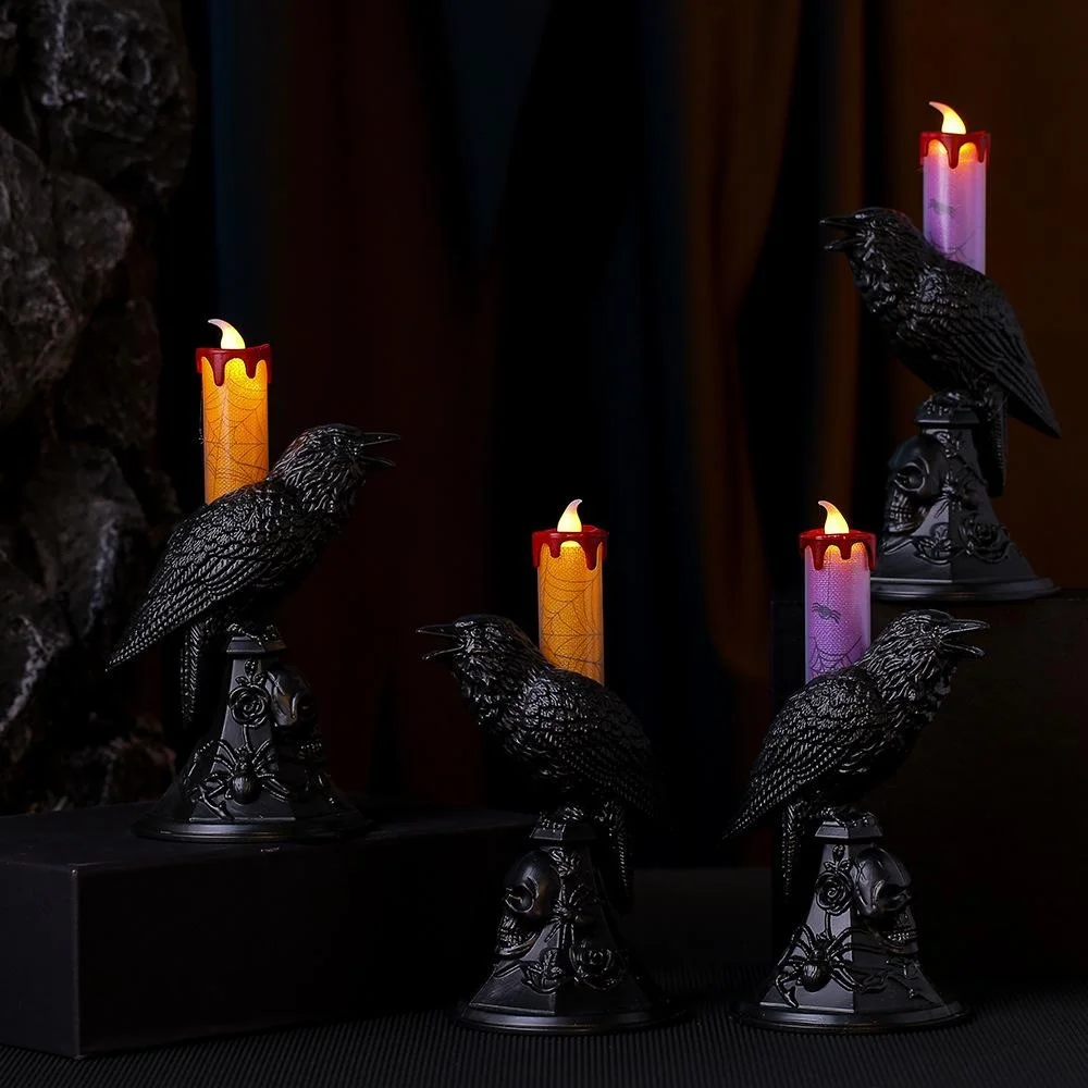New Black Crow Statue Glowing  - Candle Supplies Europe recensione e prezzo