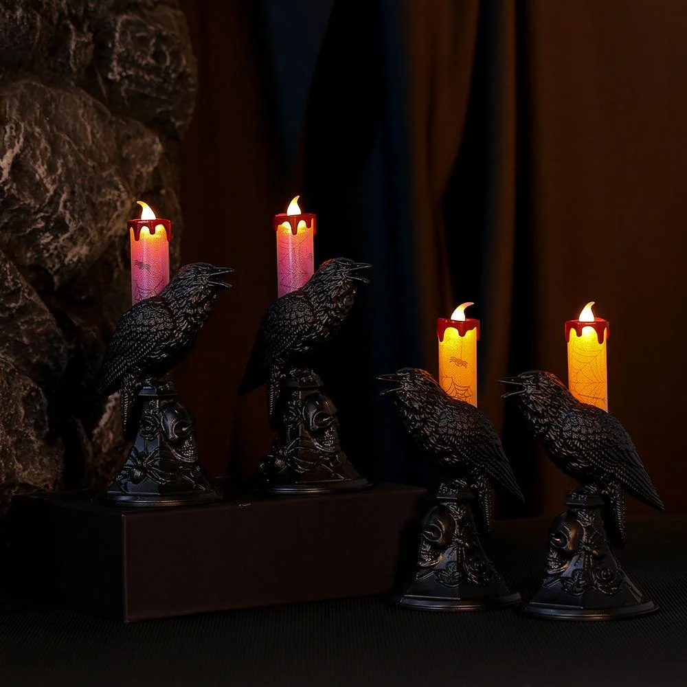 New Black Crow Statue Glowing  - Candle Supplies Europe recensione e prezzo