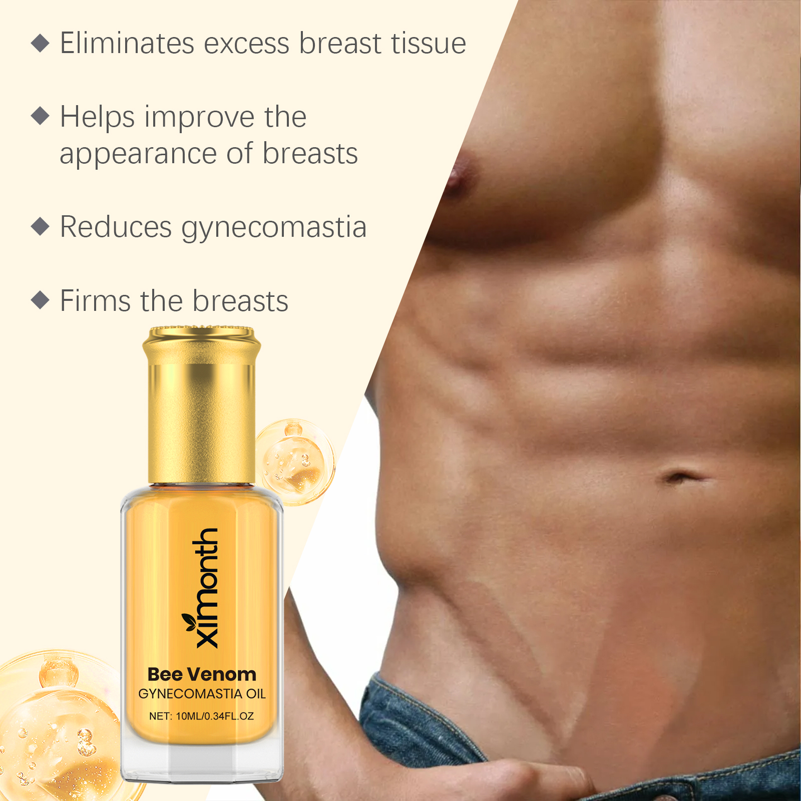 Bee Venom Men's Chest Massage  - Fragrance Oil 10Ml recensione e prezzo
