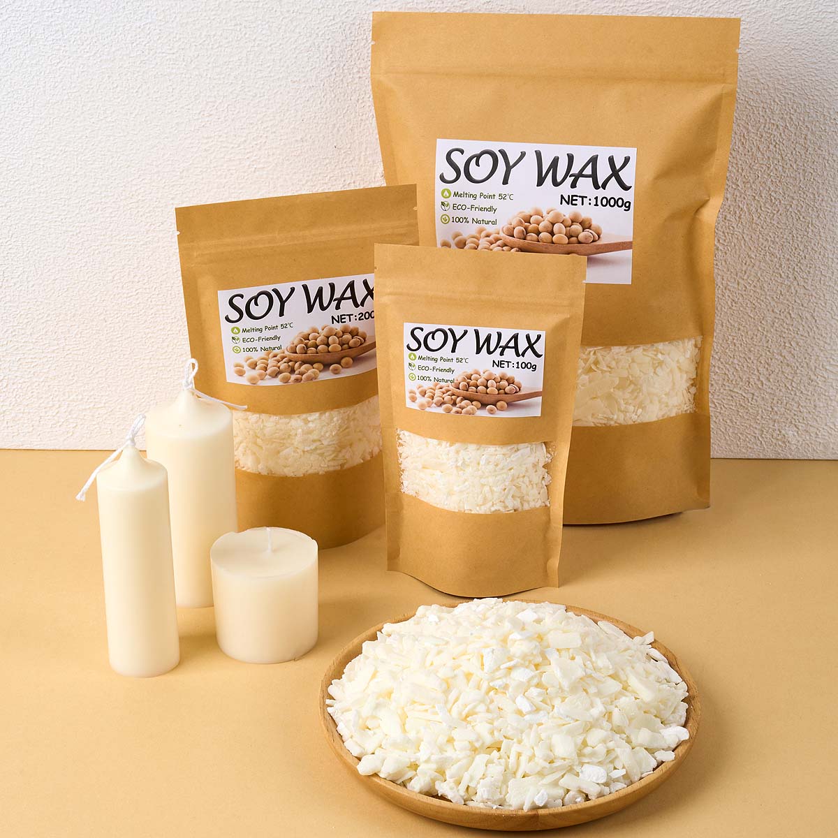 1 Pounds Pure White Soy Wax Fo - Candle Making Supplies Usa recensione e prezzo