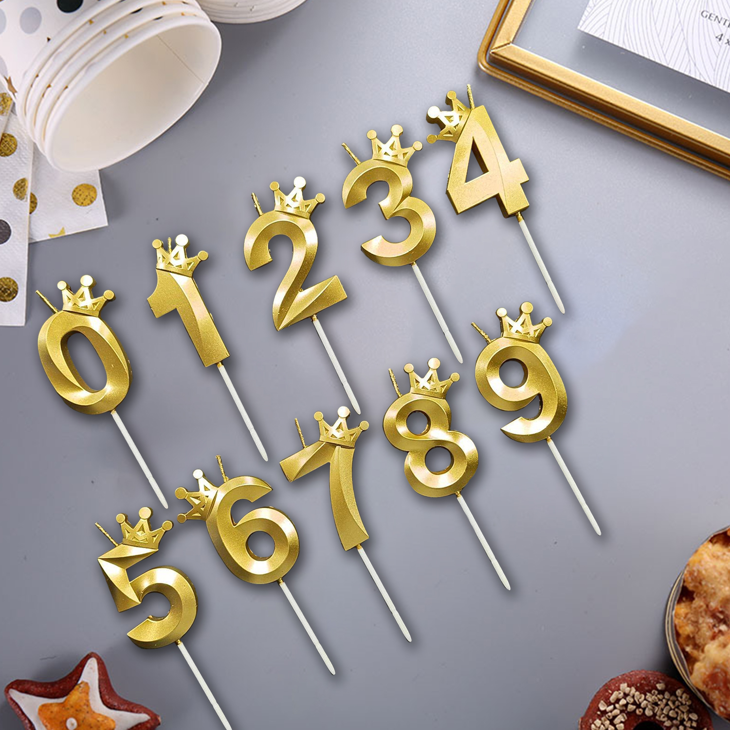 0-9 Number Party DIY Decoratio - Candle. Queen recensione e prezzo