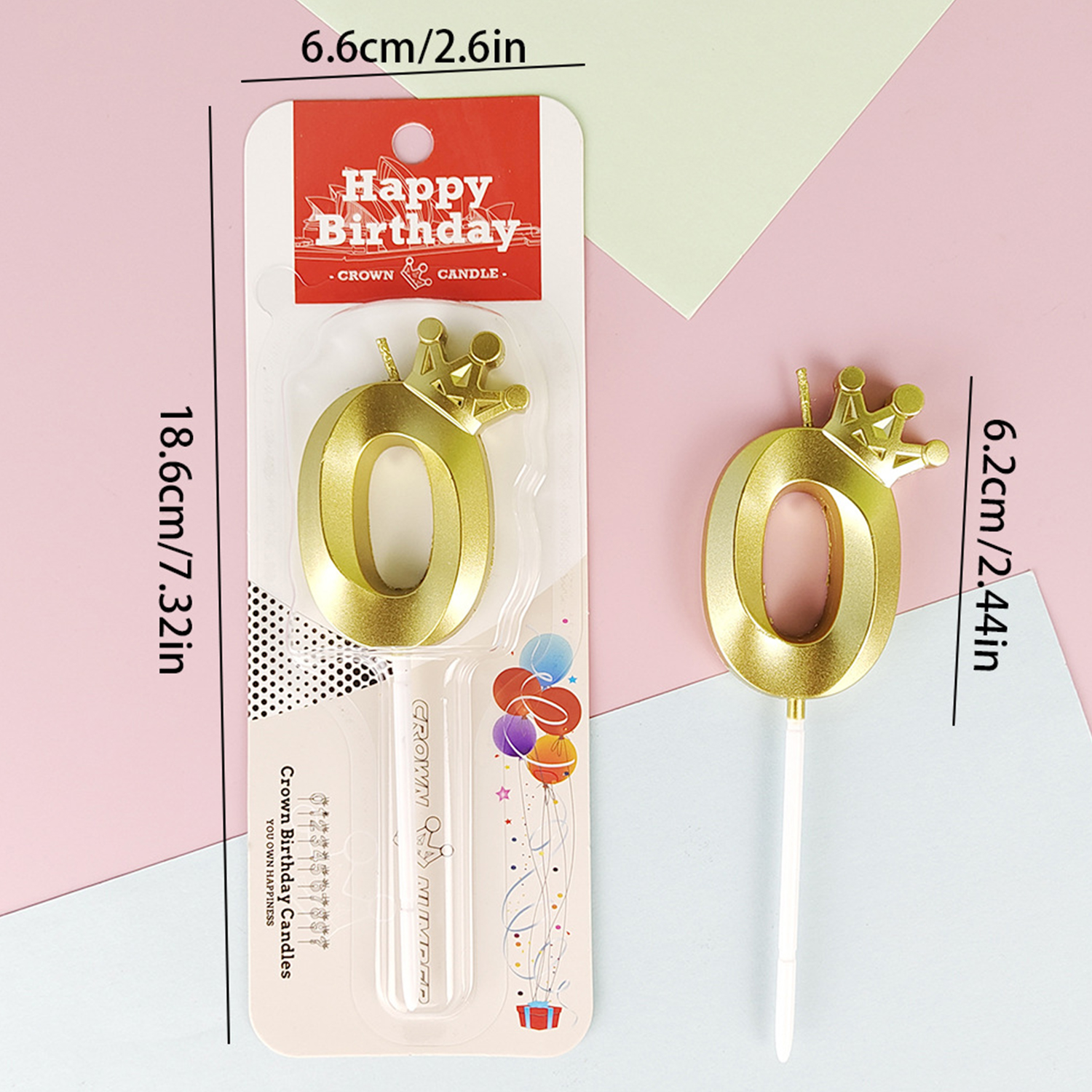 0-9 Number Party DIY Decoratio - Candle. Queen recensione e prezzo