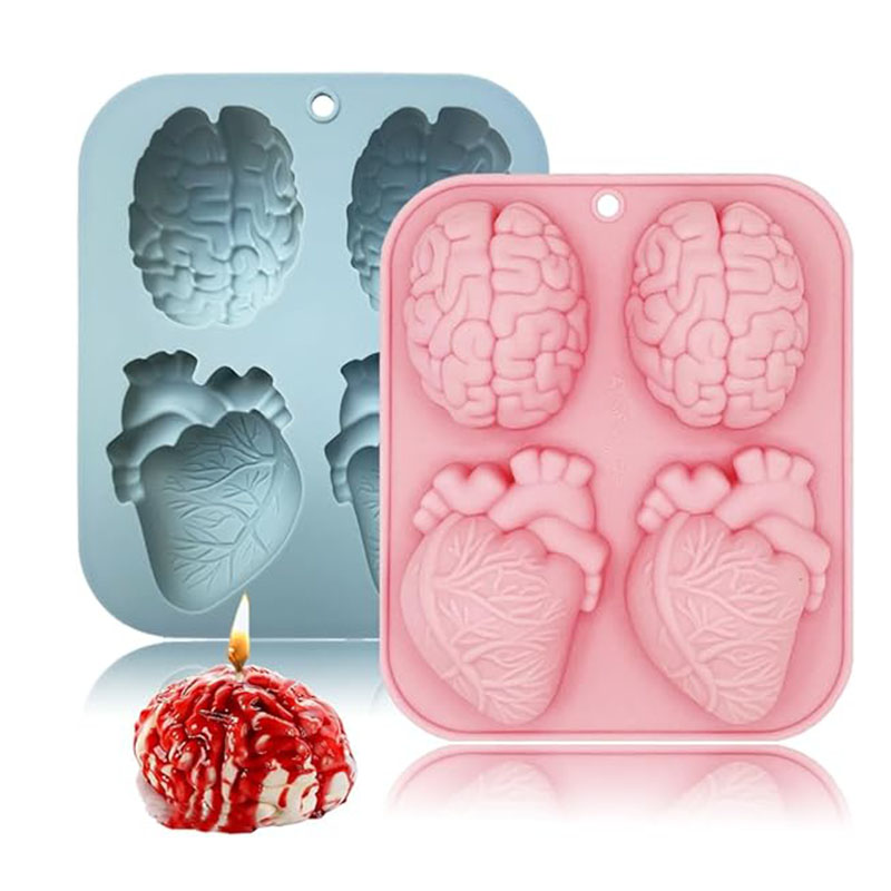 Human Brain And Heart Silicone - Candle Making Supplies Usa recensione e prezzo