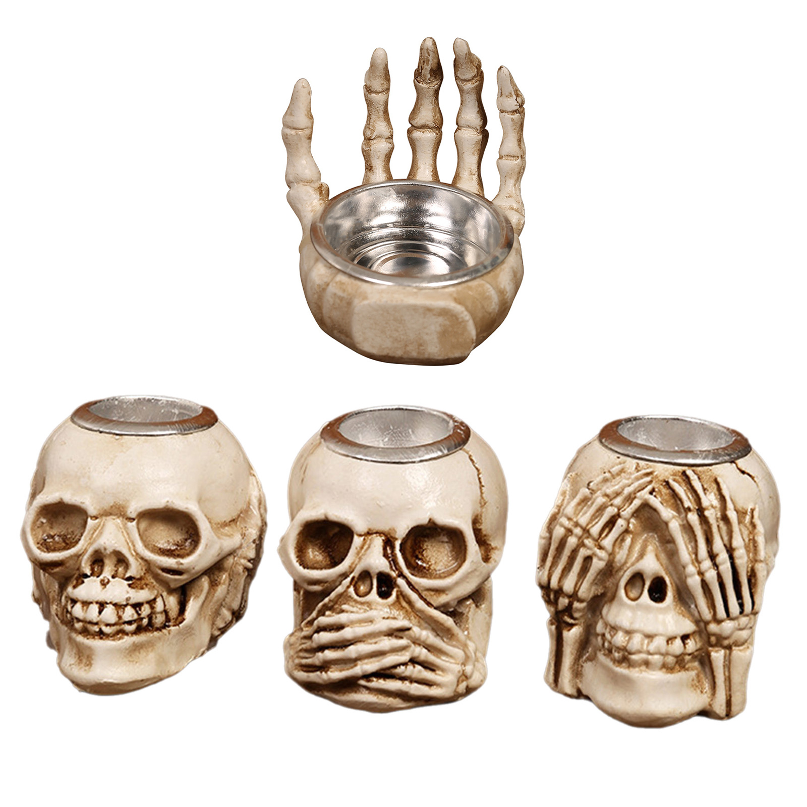 Halloween Skull Candle Holder  - Candle Supplies Europe recensione e prezzo