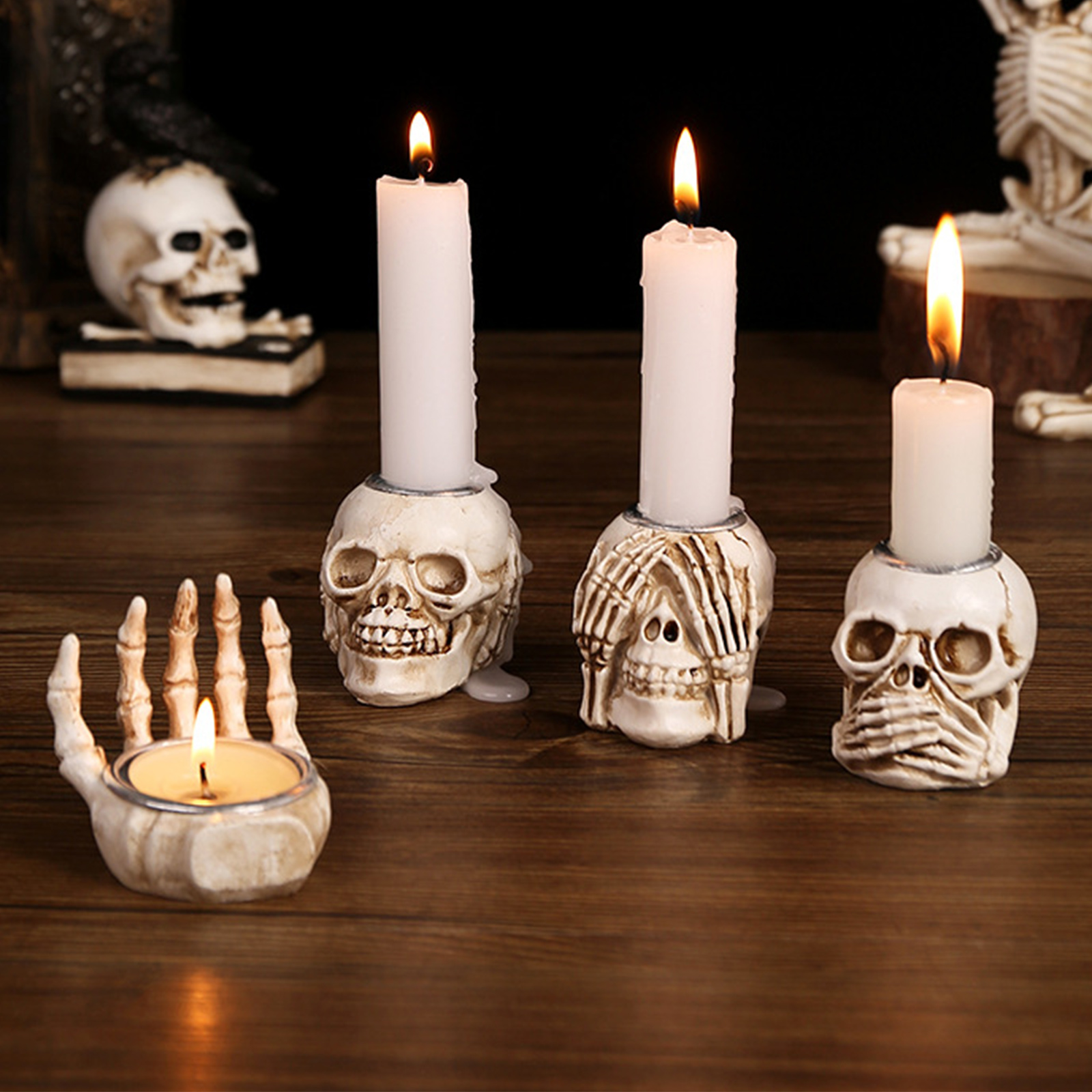 Halloween Skull Candle Holder  - Candle Supplies Europe recensione e prezzo