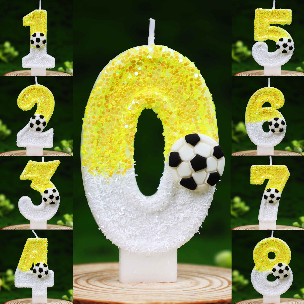 Yellow White Sequins Sports Fo - Candle Supplies Free Shipping recensione e prezzo