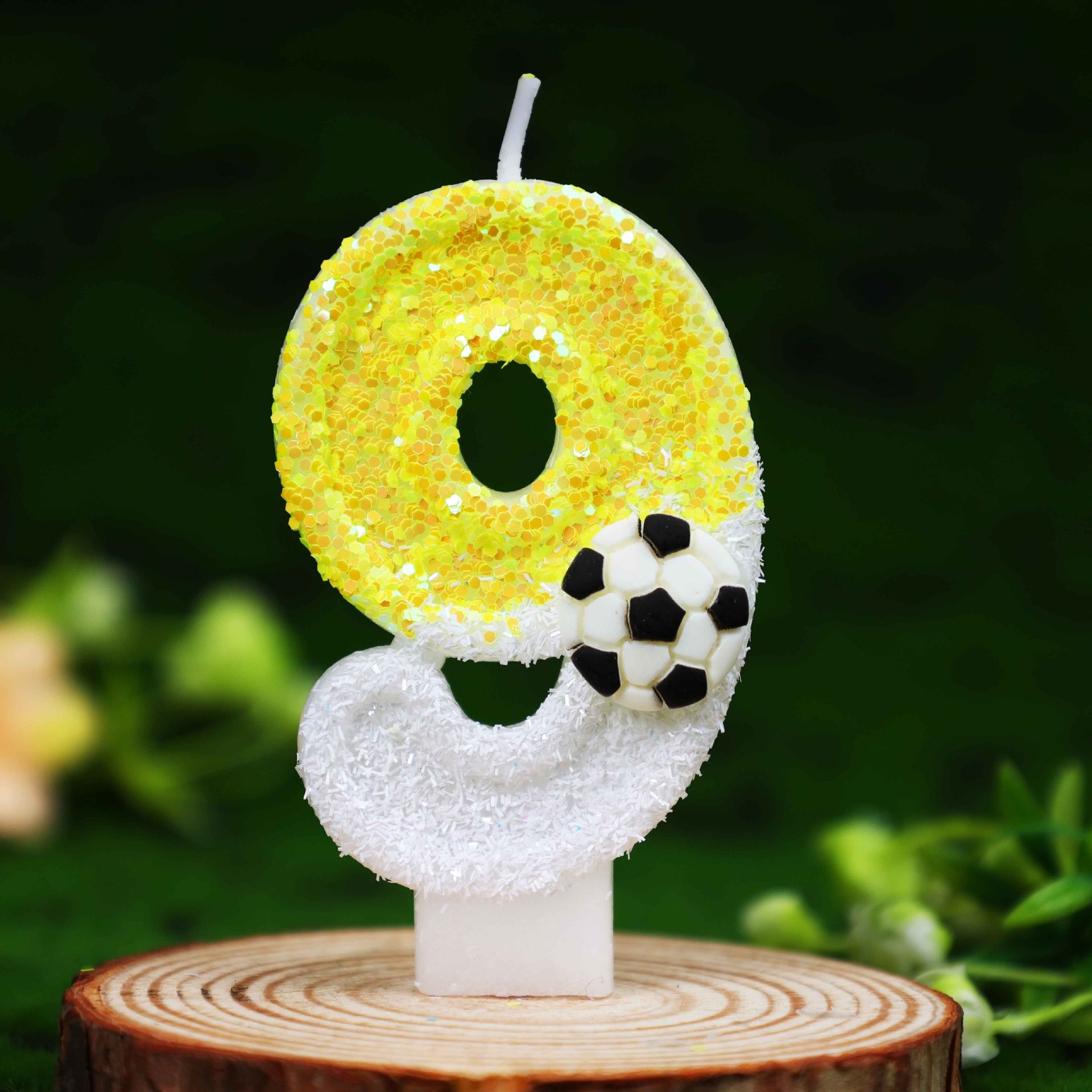 Yellow White Sequins Sports Fo - Candle Supplies Free Shipping recensione e prezzo