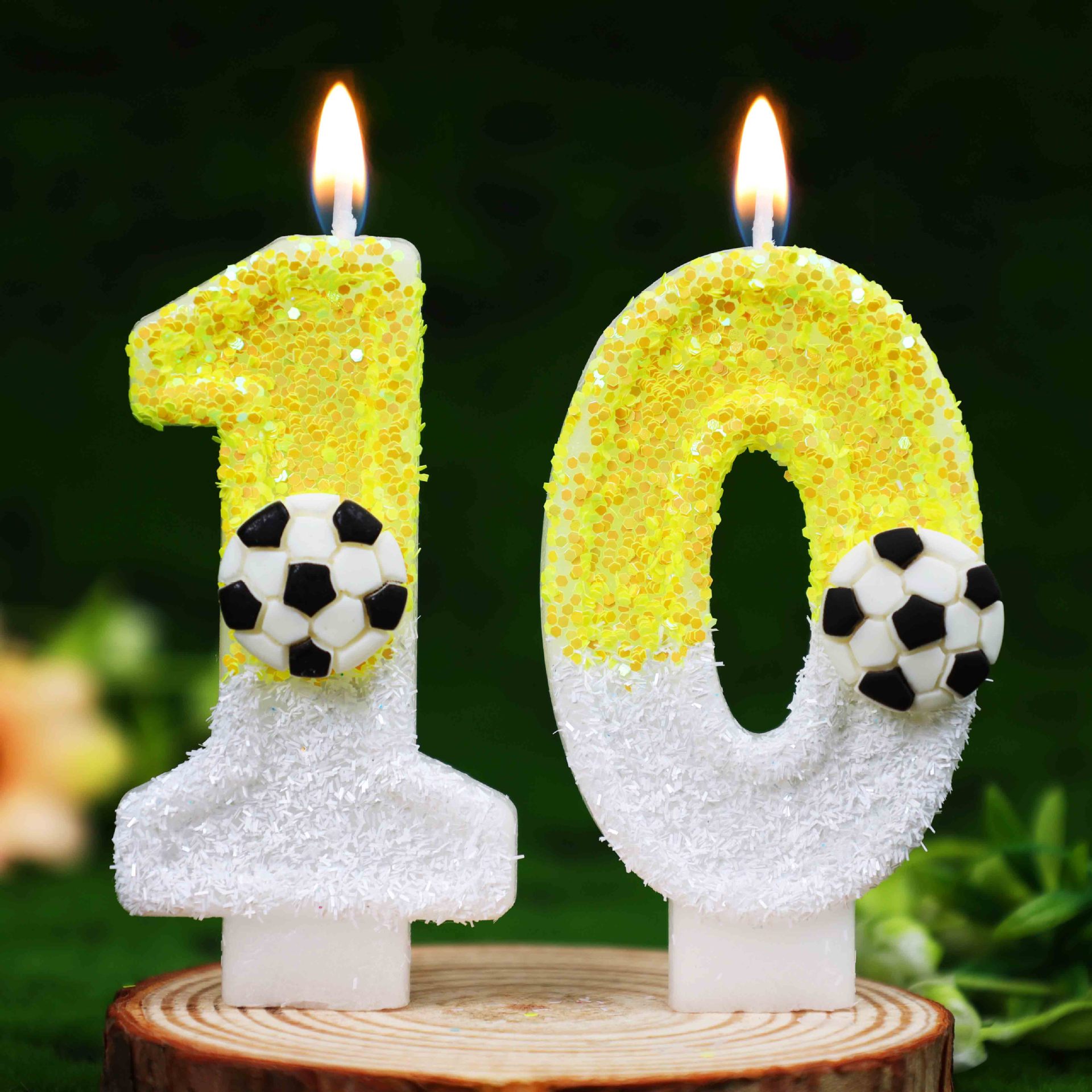 Yellow White Sequins Sports Fo - Candle Supplies Free Shipping recensione e prezzo