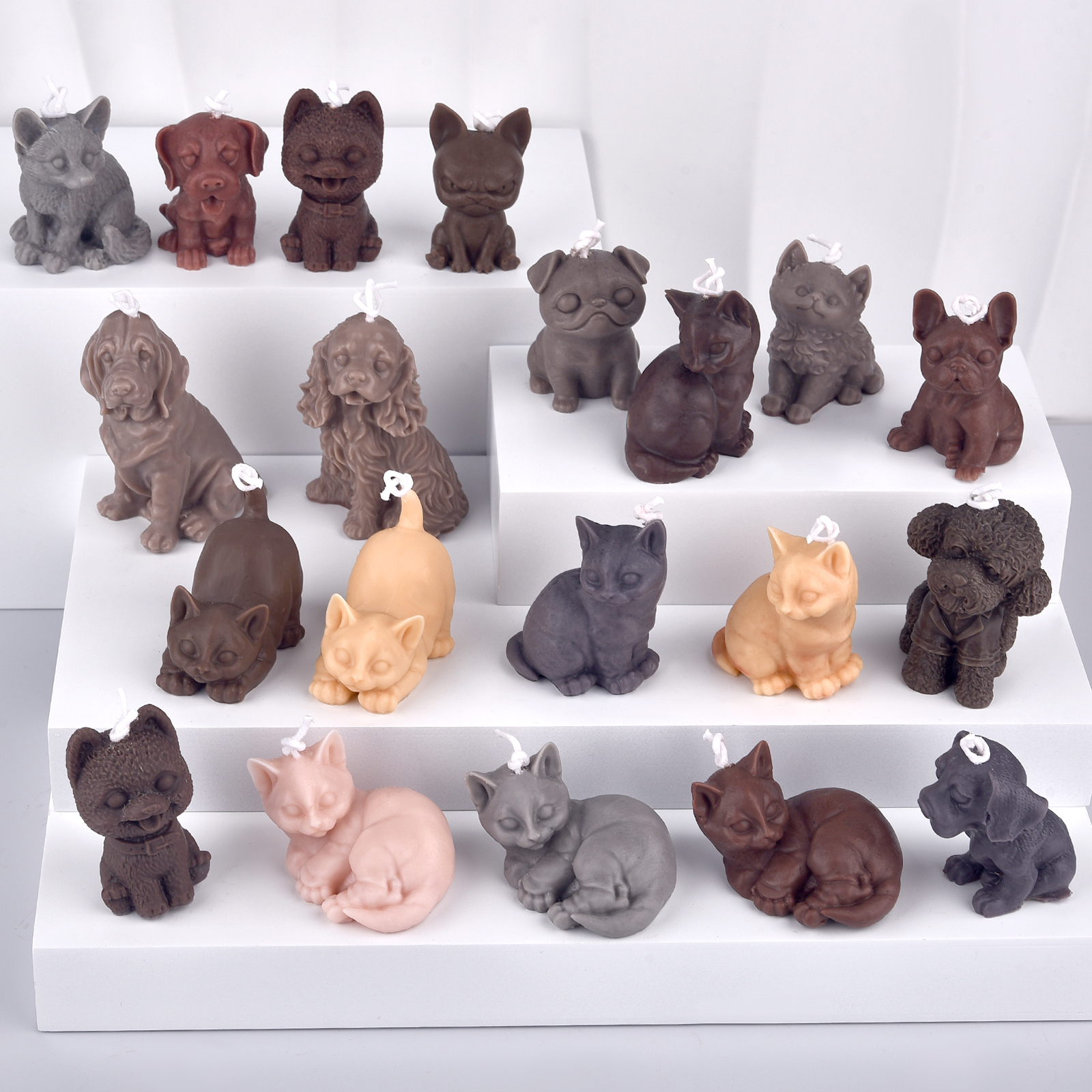 3D Dogs Cats Silicone Mold For - Candle Making Supplies Usa recensione e prezzo