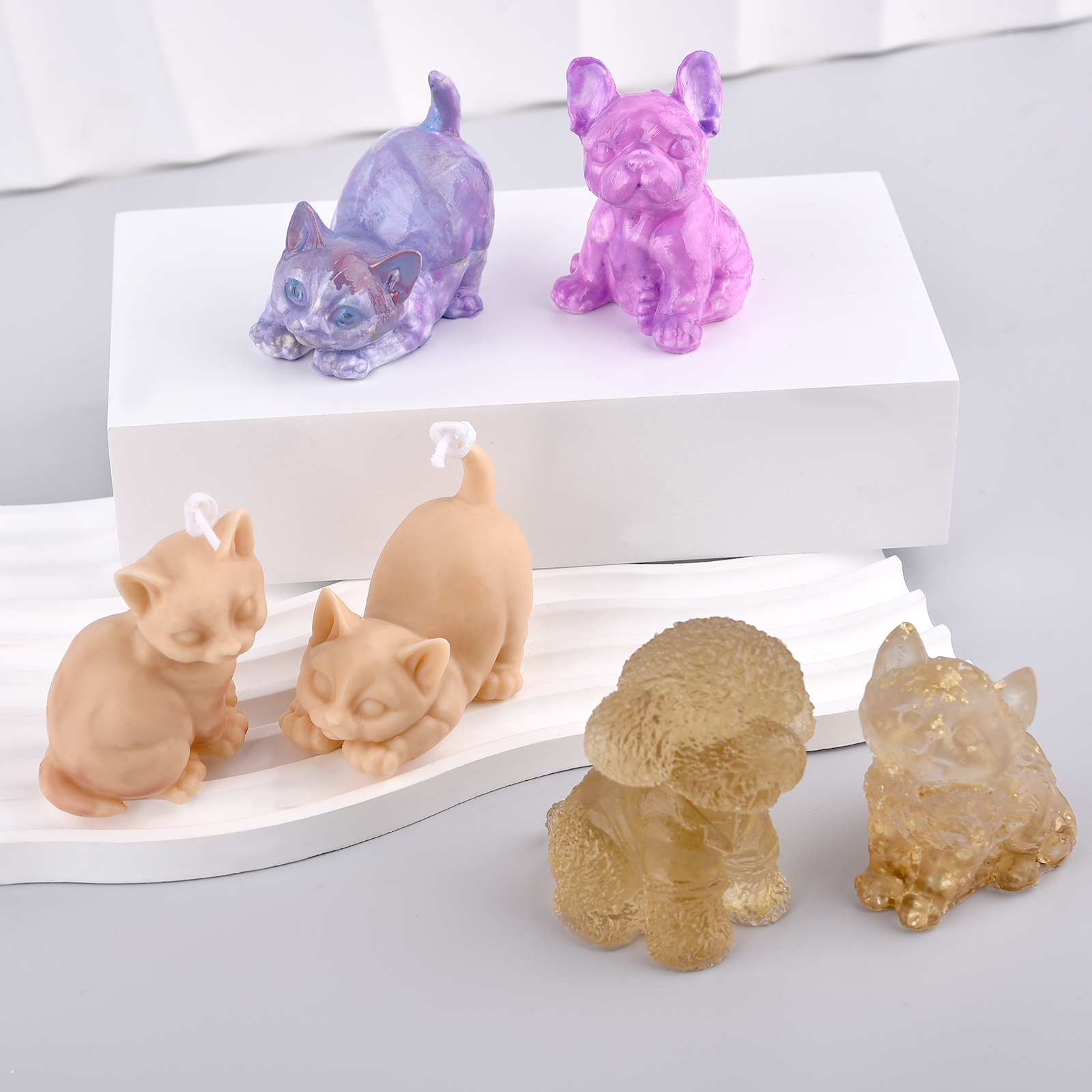 3D Dogs Cats Silicone Mold For - Candle Making Supplies Usa recensione e prezzo