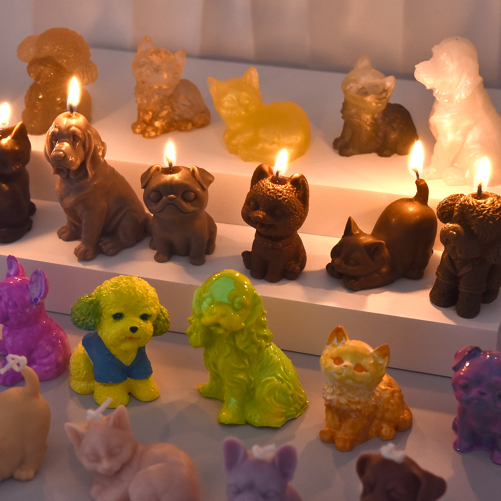 3D Dogs Cats Silicone Mold For - Candle Making Supplies Usa recensione e prezzo