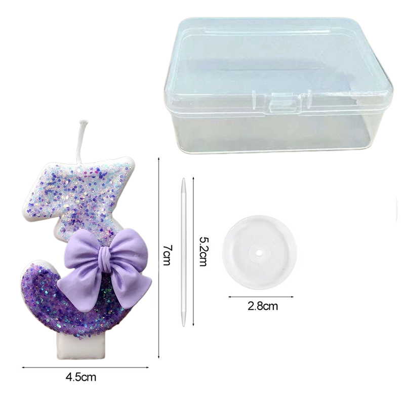 Creative Glitter Gradual Purpl - Candle Supplies Free Shipping recensione e prezzo