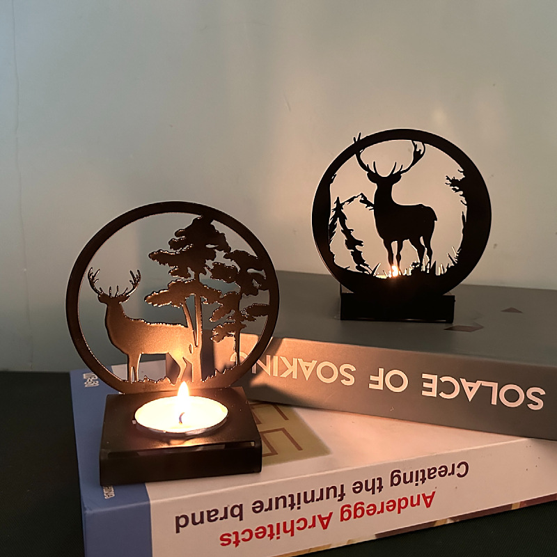 Metal Elk Candlestick Home Chr - Candle Supplies Europe recensione e prezzo