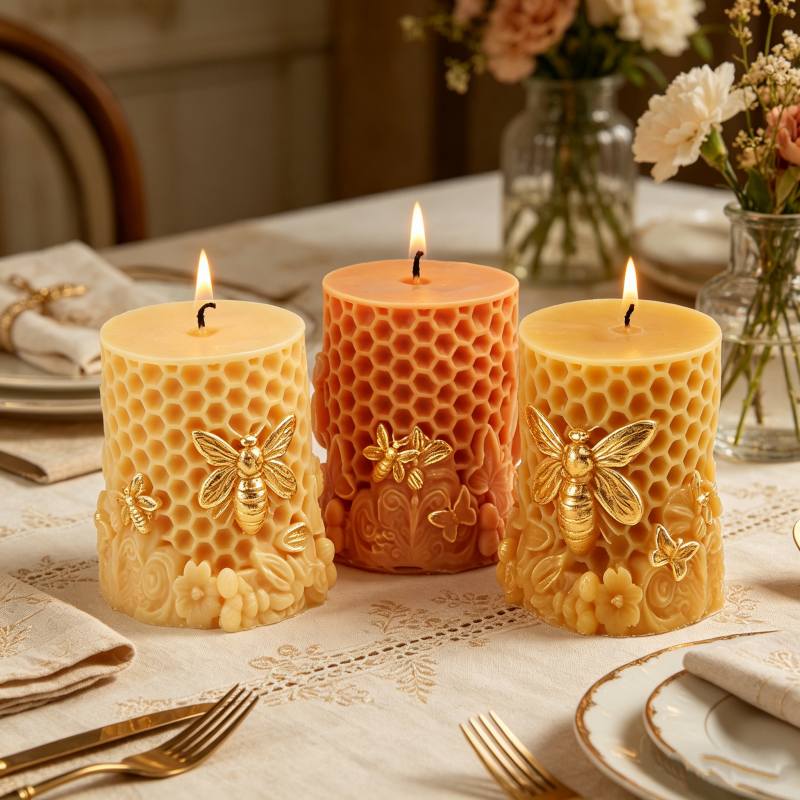 3D Bee & Honeycomb Silicone Ca - Candle. Queen recensione e prezzo