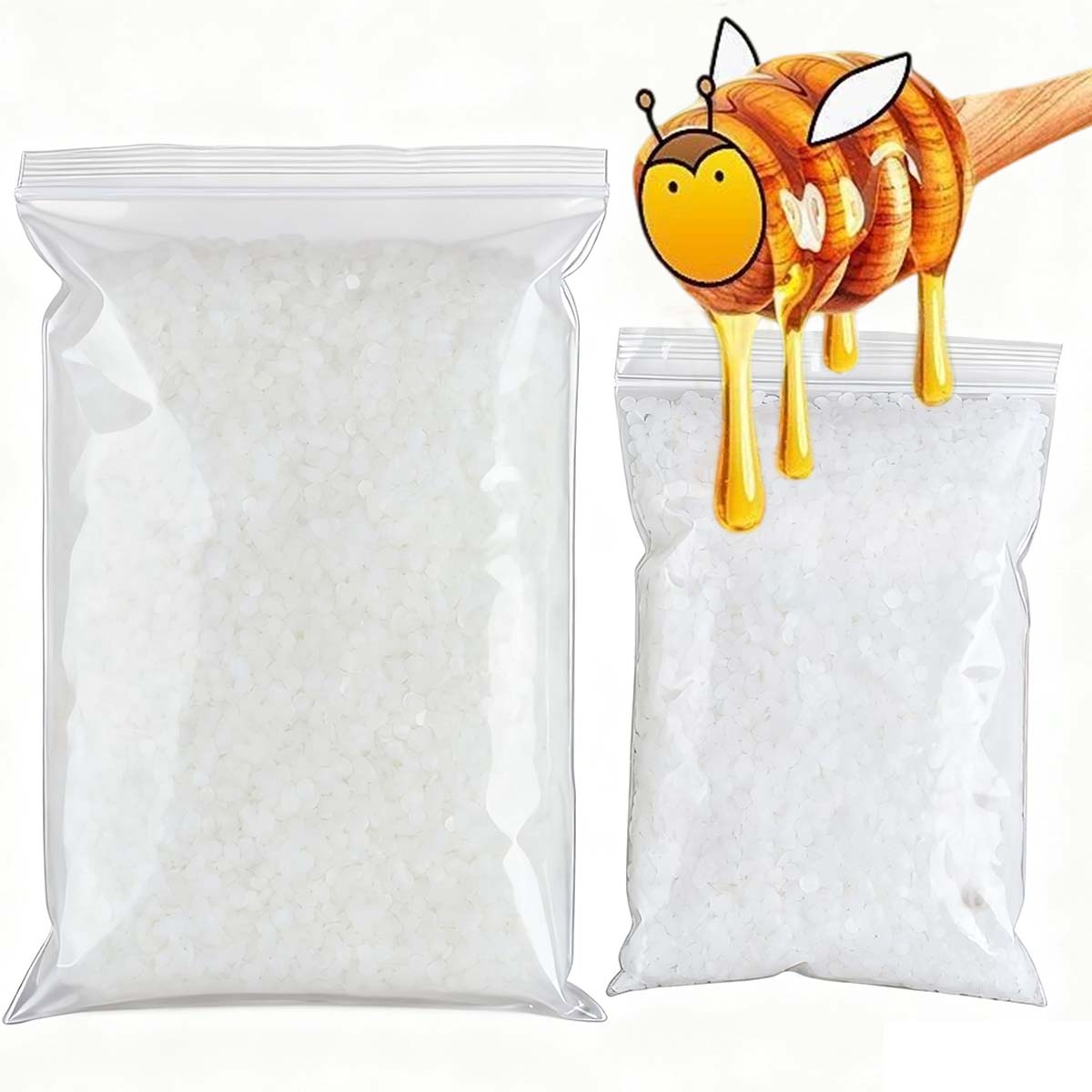 200g-1000g White Beeswax Pure  - Candle Making Supplies Usa recensione e prezzo