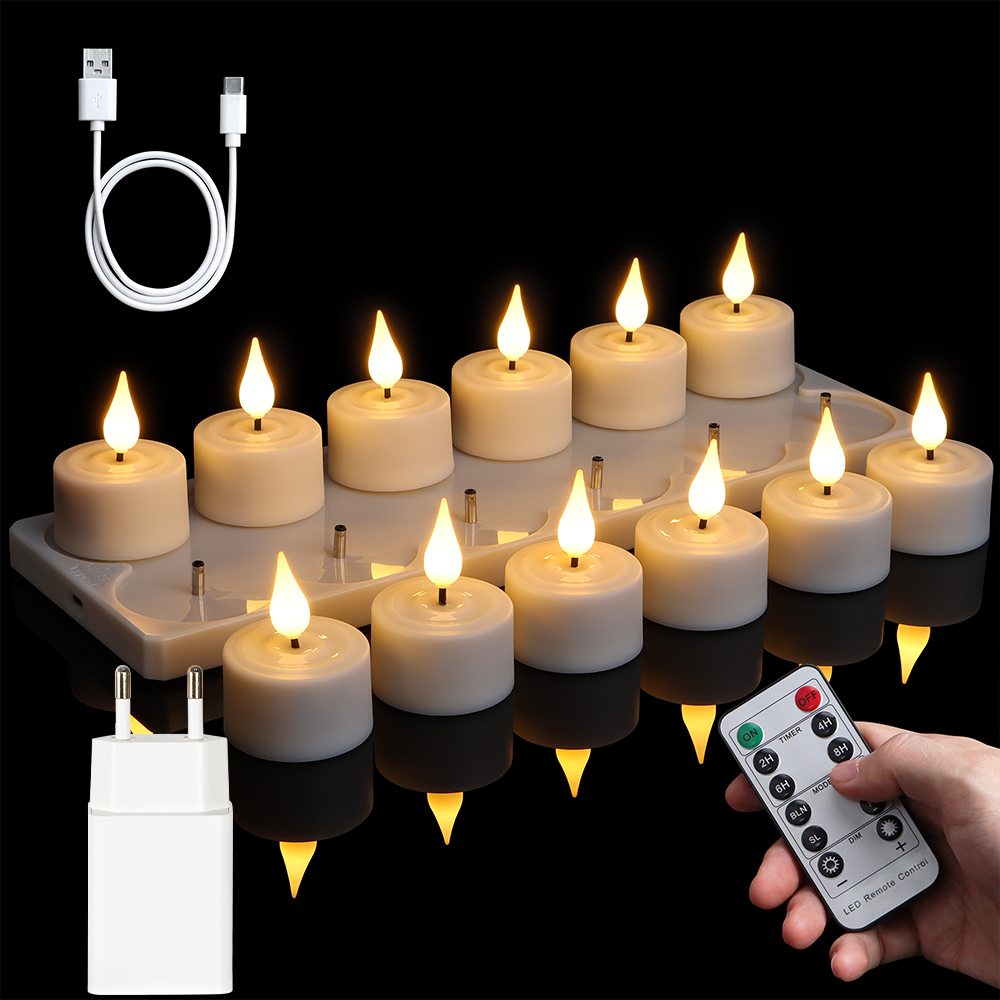 LED Candle Light Rechargeable  - Candle Supplies Free Shipping recensione e prezzo