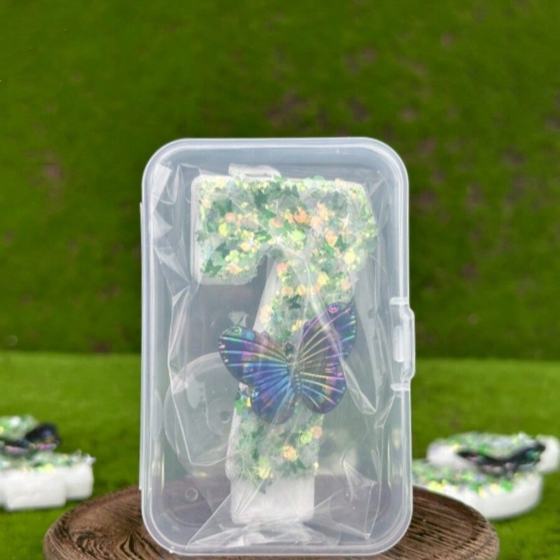 1Pc Green Sequins Number 0-9 B - Candle Supplies Free Shipping recensione e prezzo