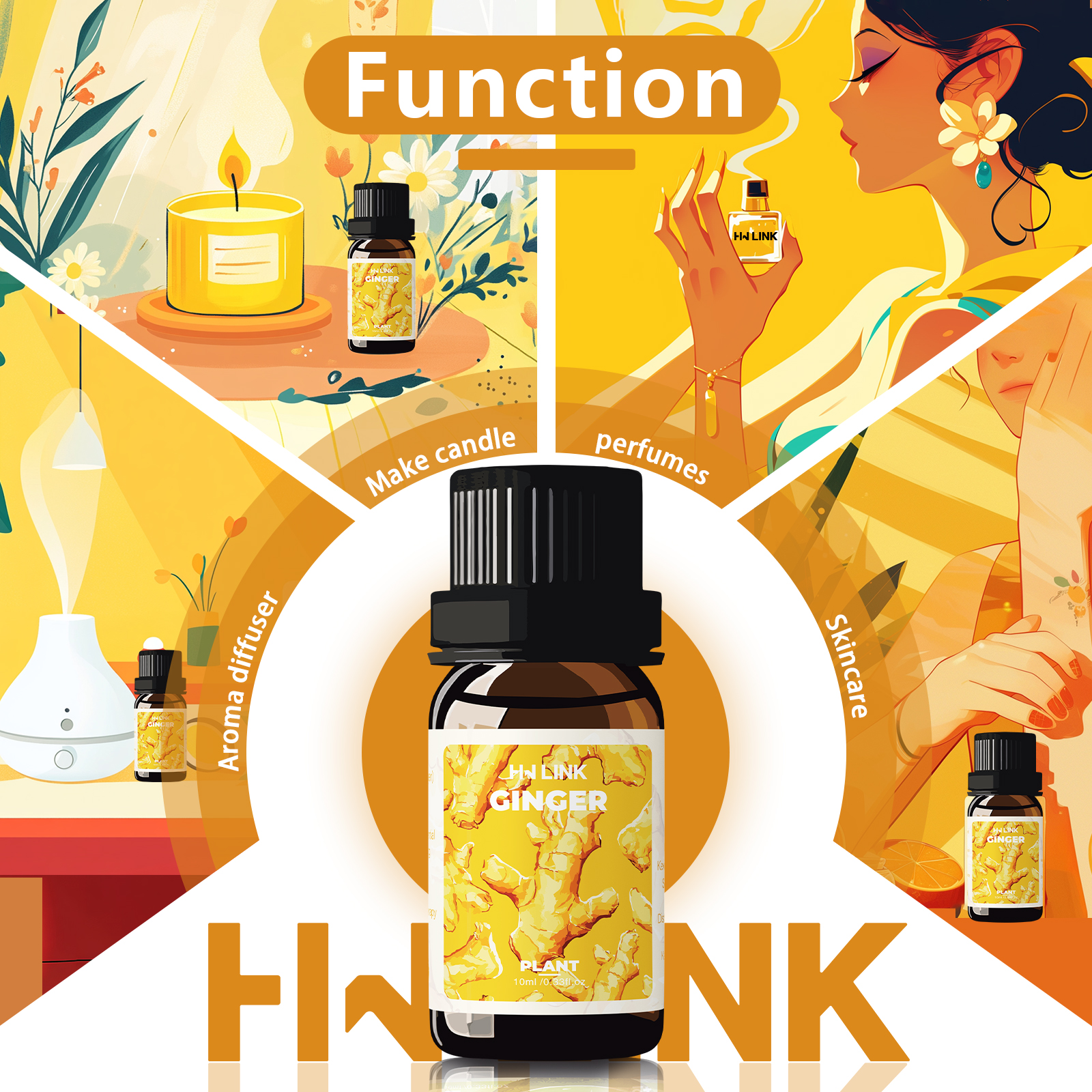 Ginger Oil 100%Pure Natural Gi - Fragrance Oil 10Ml recensione e prezzo