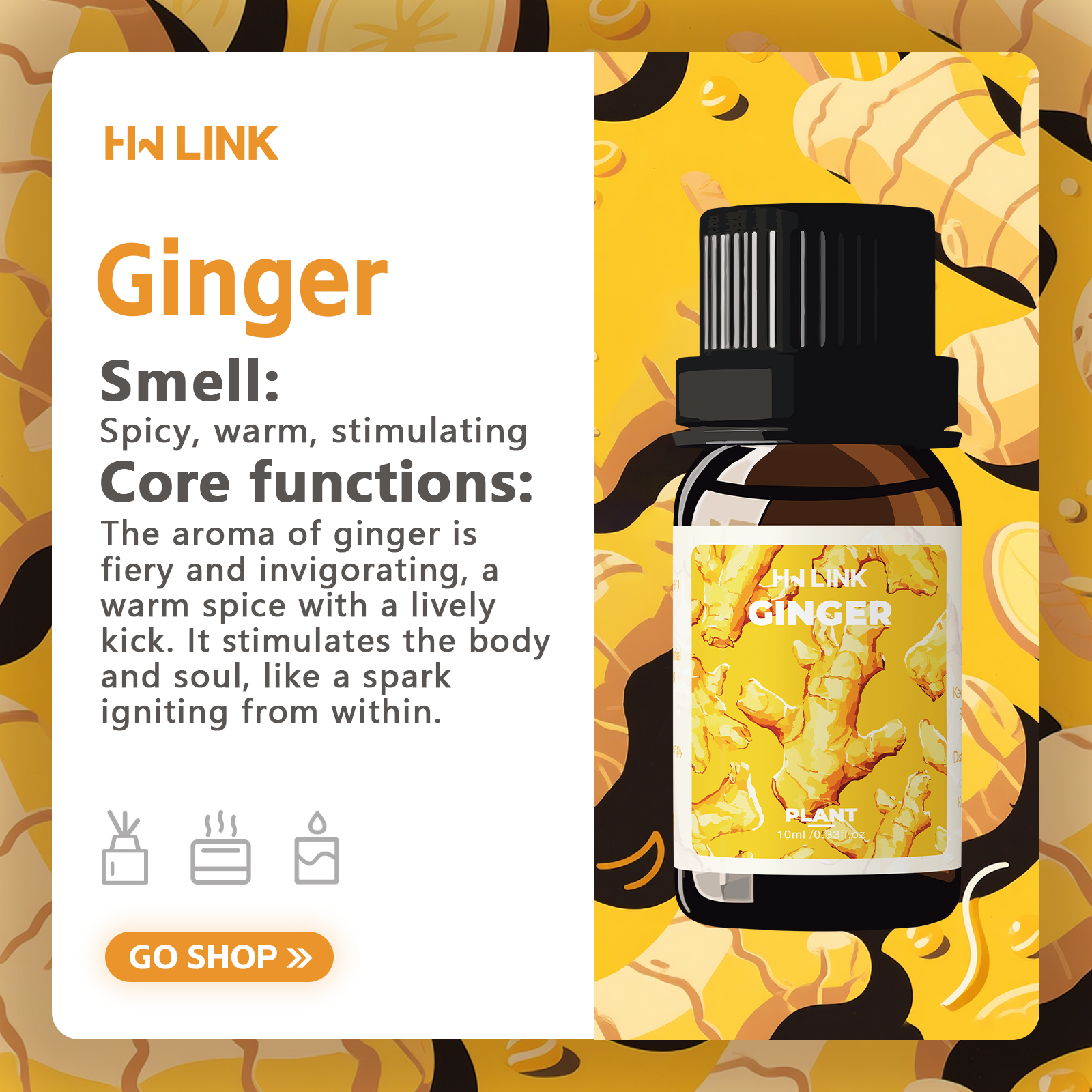 Ginger Oil 100%Pure Natural Gi - Fragrance Oil 10Ml recensione e prezzo