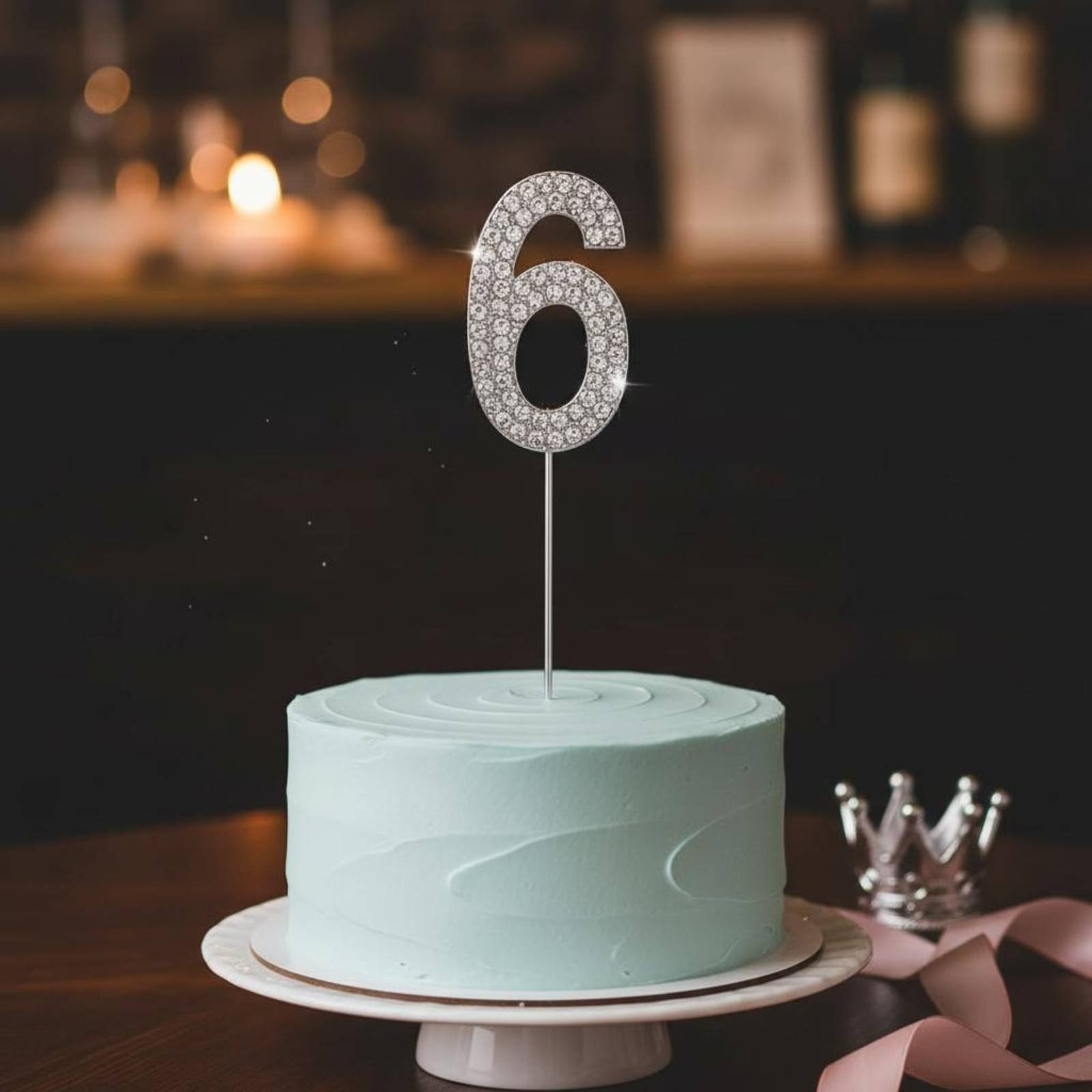 Crystal Crown Cake Topper Spar - Candle. Queen recensione e prezzo