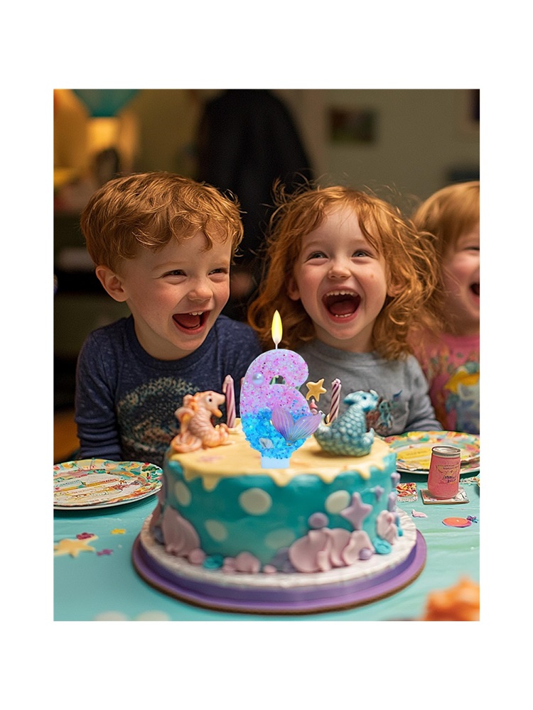 Mermaid Themed Birthday Candle - Candle Supplies Free Shipping recensione e prezzo