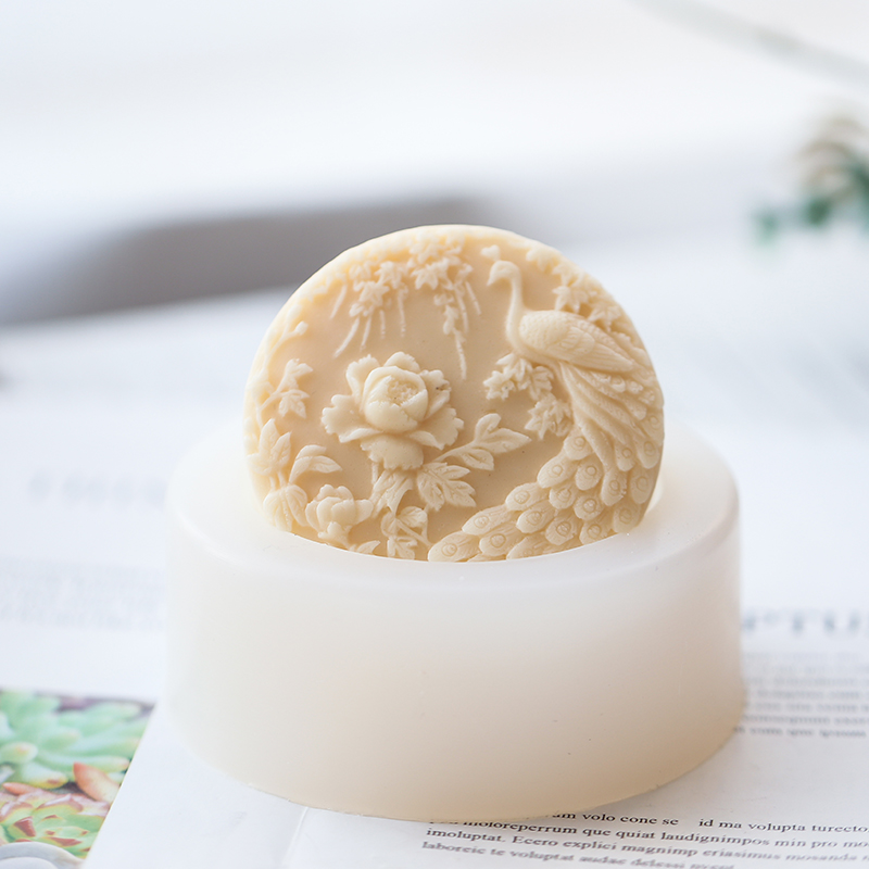 Peacock Flower Pattern Silicon - Candle Making Supplies Usa recensione e prezzo