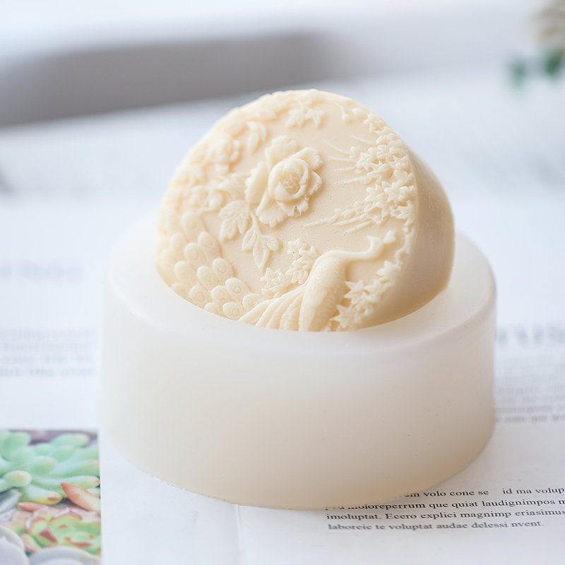 Peacock Flower Pattern Silicon - Candle Making Supplies Usa recensione e prezzo