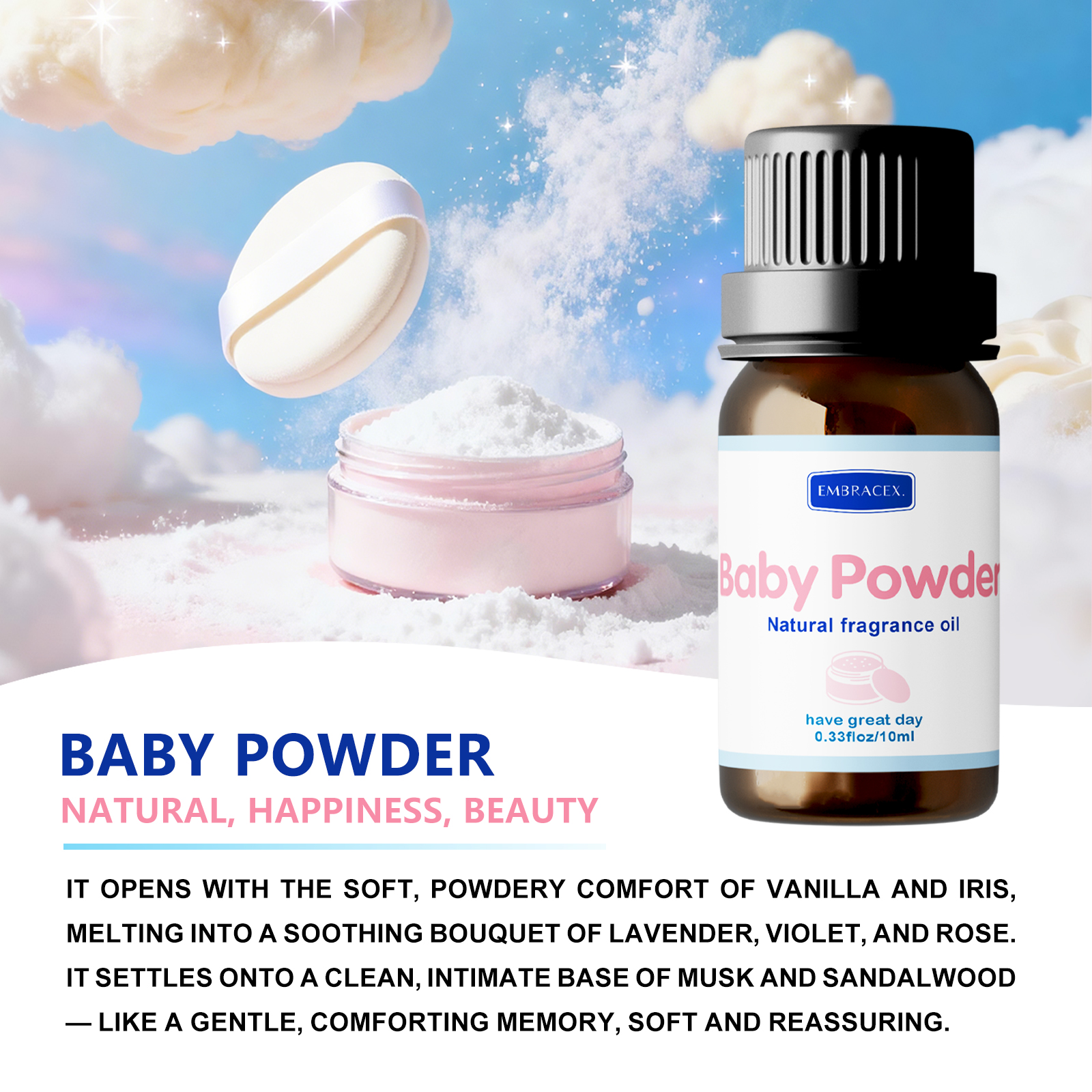 10ml Baby Powder Essential Oil - Fragrance Oil 10Ml recensione e prezzo