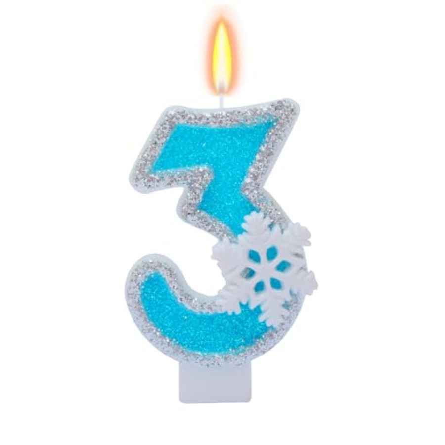 Blue Frozen Birthday Party Dec - Candle Supplies Free Shipping recensione e prezzo