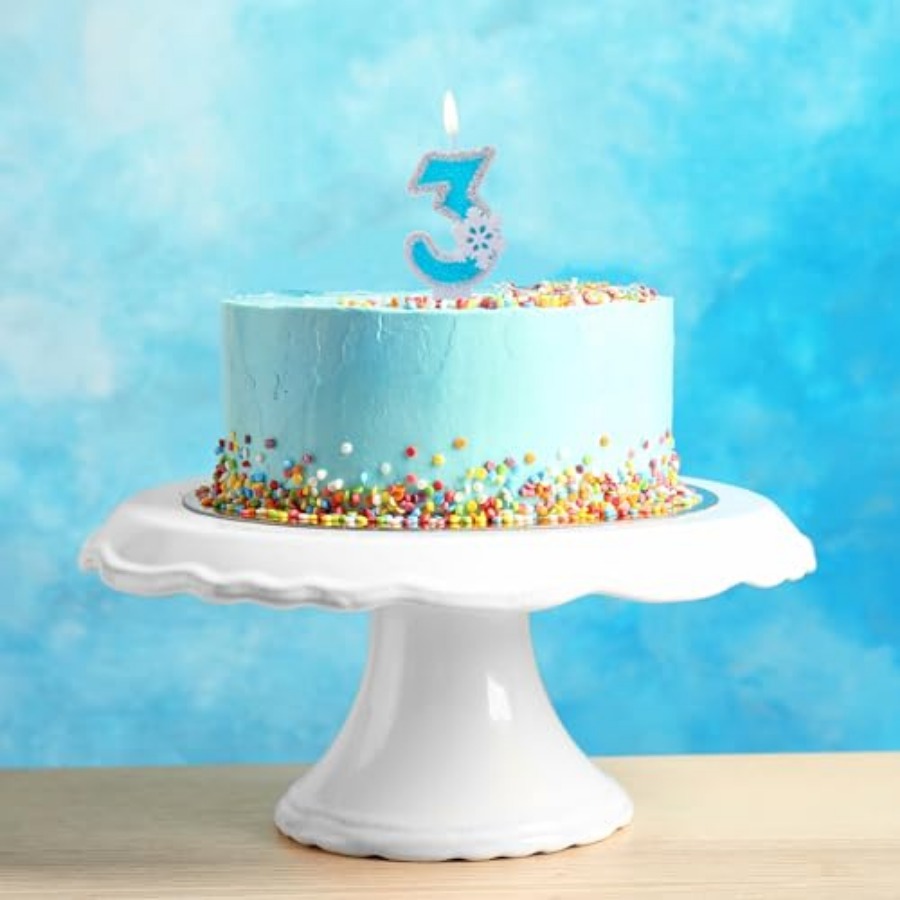 Blue Frozen Birthday Party Dec - Candle Supplies Free Shipping recensione e prezzo